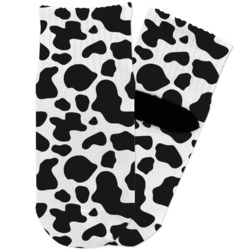 Cowprint w/Cowboy Toddler Ankle Socks