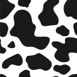 Cowprint w/Cowboy Wallpaper & Surface Covering (Peel & Stick 24"x 24" Sample)