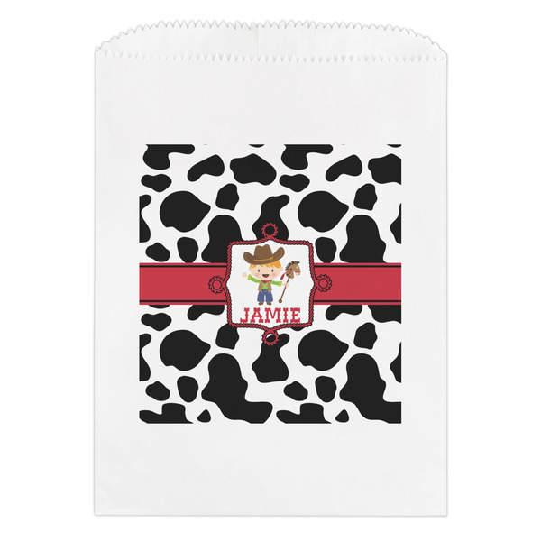 Custom Cowprint w/Cowboy Treat Bag (Personalized)