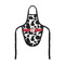 Cowprint w/Cowboy Wine Bottle Apron - FRONT/APPROVAL