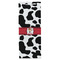 Cowprint w/Cowboy Wine Gift Bag - Matte - Front