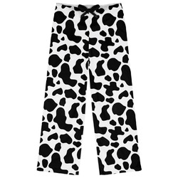 Cowprint w/Cowboy Womens Pajama Pants - M
