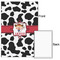 Cowprint Cowgirl 20x30 - Matte Poster - Front & Back