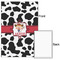 Cowprint Cowgirl 24x36 - Matte Poster - Front & Back