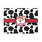 Cowprint Cowgirl 5'x7' Patio Rug - Front/Main