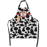 Cowprint Cowgirl Apron With Pockets w/ Name or Text