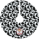 Cowprint Cowgirl Tree Skirt (Personalized)