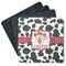 Cowprint Cowgirl Coaster Rubber Back - Main