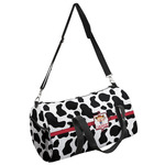 Cowprint Cowgirl Duffel Bag - Small (Personalized)