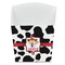 Cowprint Cowgirl French Fry Favor Box - Front View