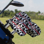 Cowprint Cowgirl Golf Club Iron Cover - Set of 9 (Personalized)