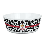 Cowprint Cowgirl Kid's Bowl (Personalized)