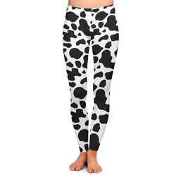 Cowprint Cowgirl Ladies Leggings - Extra Small