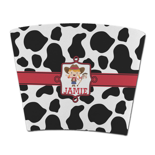 Custom Cowprint Cowgirl Party Cup Sleeve - without bottom (Personalized)