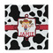 Cowprint Cowgirl Party Favor Gift Bag - Matte - Front