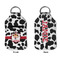 Cowprint Cowgirl Sanitizer Holder Keychain - Small APPROVAL (Flat)