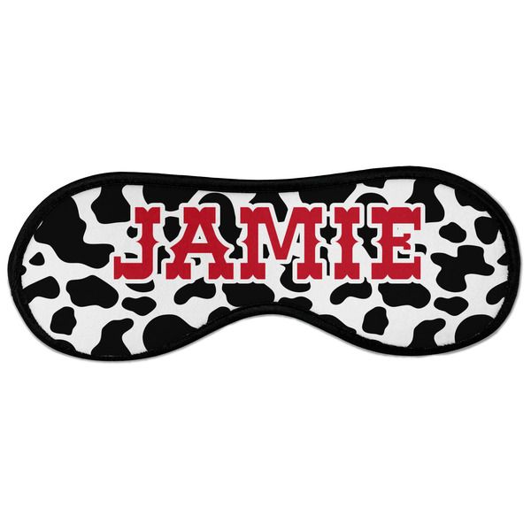 Custom Cowprint Cowgirl Sleeping Eye Masks - Large (Personalized)