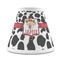 Cowprint Cowgirl Small Chandelier Lamp - FRONT
