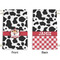 Cowprint Cowgirl Small Laundry Bag - Front & Back View