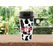 Cowprint Cowgirl Travel Mug Lifestyle (Personalized)