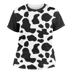 Cowprint Cowgirl Women's Crew T-Shirt