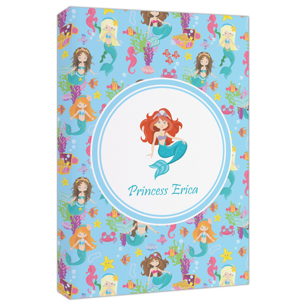 Custom Mermaids Canvas Print - 20x30 (Personalized)