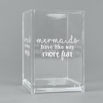 Mermaids Acrylic Pen Holder