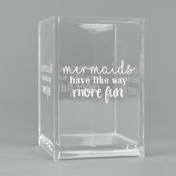 Custom Mermaids Acrylic Pen Holder