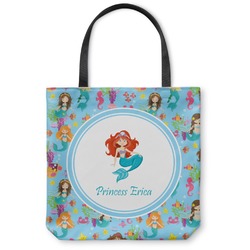 Mermaids Canvas Tote Bag - Small - 13"x13" (Personalized)