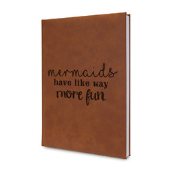 Mermaids Leatherette Journal - Double Sided