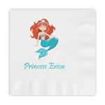 Mermaids Embossed Decorative Napkins (Personalized)