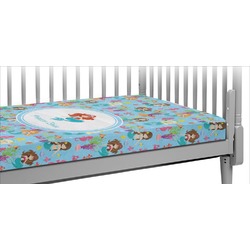 Mermaids Crib Fitted Sheet (Personalized)