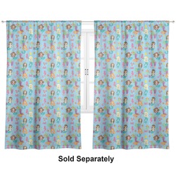 Mermaids Curtain Panel - Custom Size