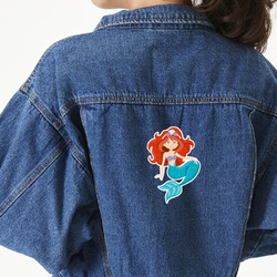 Mermaids Twill Iron On Patch - Custom Shape - X-Large