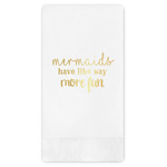 Mermaids Guest Napkins - Foil Stamped