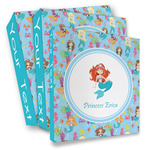 Mermaids 3 Ring Binder - Full Wrap (Personalized)