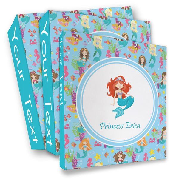 Custom Mermaids 3 Ring Binder - Full Wrap (Personalized)