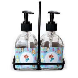 Mermaids Glass Soap & Lotion Bottle Set (Personalized)