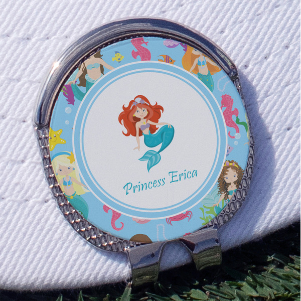 Custom Mermaids Golf Ball Marker - Hat Clip