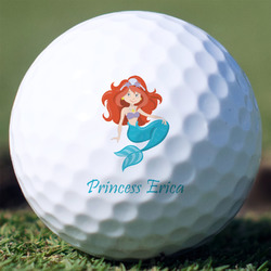 Mermaids Golf Balls - Non-Branded - Set of 3 (Personalized)