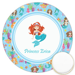 Mermaids Printed Cookie Topper - 3.25" (Personalized)