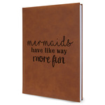 Mermaids Leather Sketchbook - Large - Single Sided