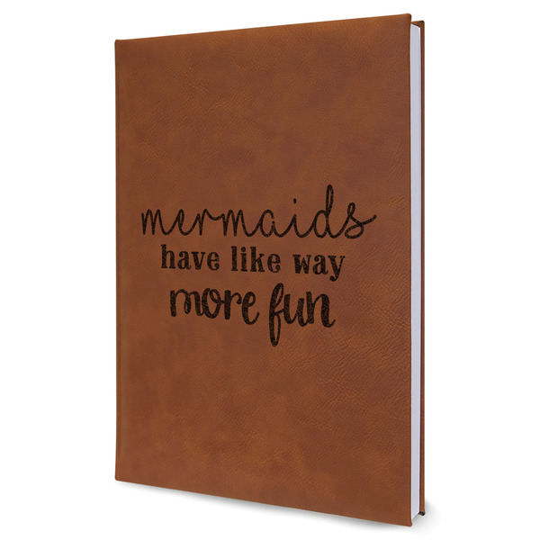 Custom Mermaids Leather Sketchbook - Large - Single Sided