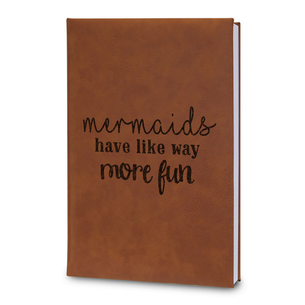 Custom Mermaids Leatherette Journal - Large - Double Sided