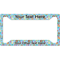 Mermaids License Plate Frame - Style A (Personalized)