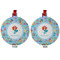 Mermaids Metal Ball Ornament - Front and Back