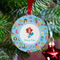 Mermaids Metal Ball Ornament - Lifestyle