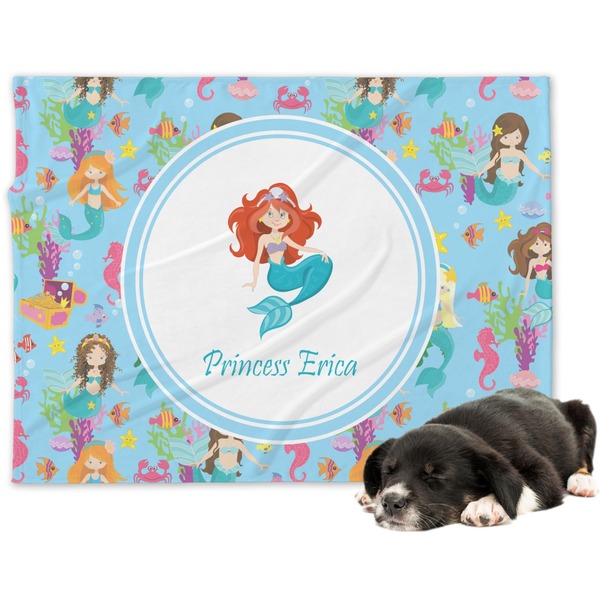 Custom Mermaids Dog Blanket - Regular (Personalized)