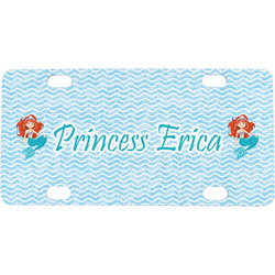 Mermaids Mini / Bicycle License Plate (4 Holes) (Personalized)