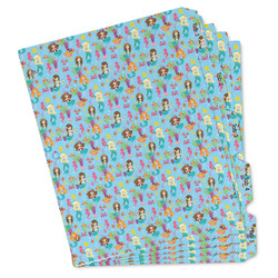 Mermaids Binder Tab Divider - Set of 5 (Personalized)